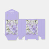 アジサイの花嫁介添人お礼ギフトボックス フェイバーボックス (折り畳みなし)