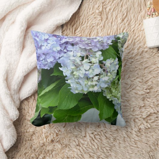 アジサイの花束 クッション (ブランケット)