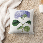 アジサイの花柄のクッション クッション (ブランケット)