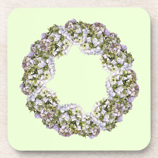 アジサイの花輪 コースター (正面)