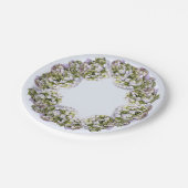 アジサイの花輪 ペーパープレート (アングル)