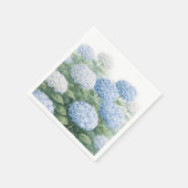 アジサイの花 ウェディング ベビーシャワー スタンダードカクテルナプキン (角)
