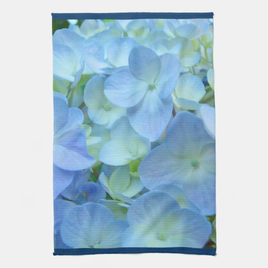 アジサイの花 キッチン タオル フローラル (縦)