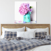 アジサイの花 キャンバスプリント (インサイチュ (寝室))