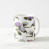 アジサイの花 コーヒーマグカップ (正面右)