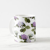 アジサイの花 コーヒーマグカップ (正面左)