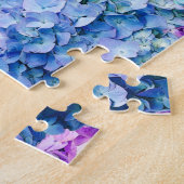 アジサイの花 ジグソーパズル (側面)