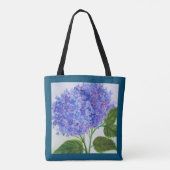 アジサイの花 トートバッグ ショッピング (裏面)