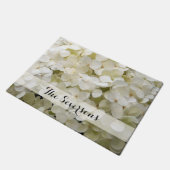 アジサイの花 ドアマット (アングル)