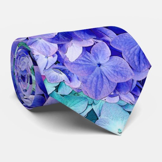 アジサイの花 ネクタイ (ロール)