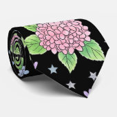 アジサイの花 ネクタイ (ロール)