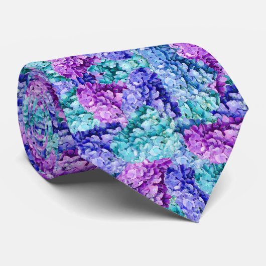 アジサイの花 ネクタイ (ロール)