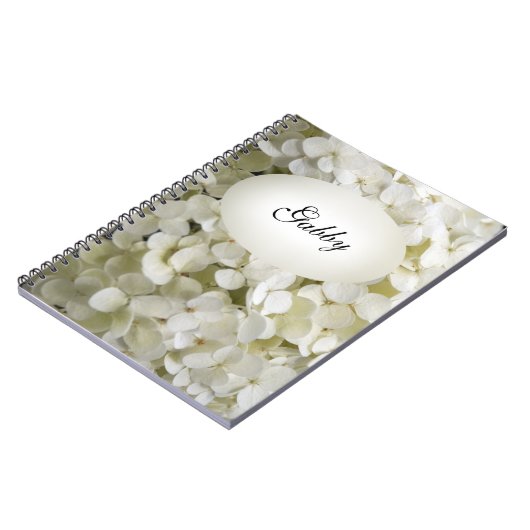 アジサイの花 ノートブック (左側)