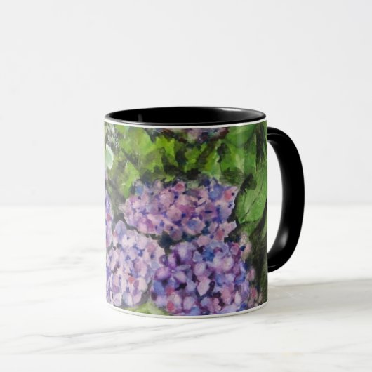 アジサイの花 マグカップ (正面右)