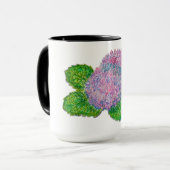 アジサイの花 マグカップ (正面左)