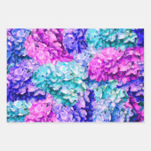 アジサイの花 ラッピングペーパーシート (正面2)