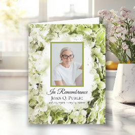 アジサイの花 水彩画 弔慰 お悔やみ サンキューカード