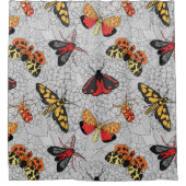 アジサイの蛾 シャワーカーテン (正面)