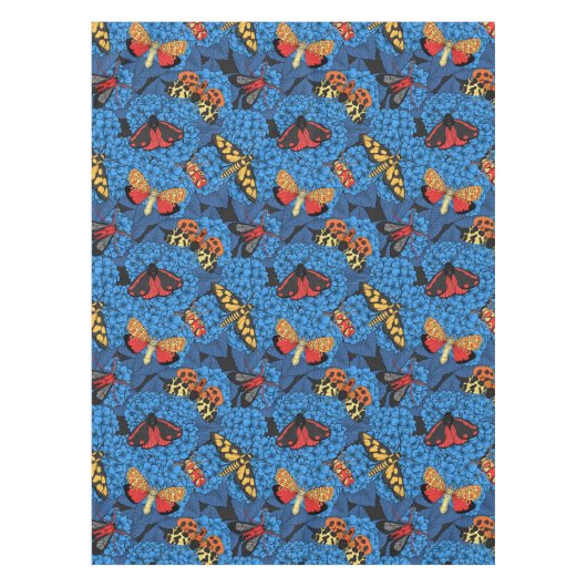 アジサイの蛾 テーブルクロス (正面)