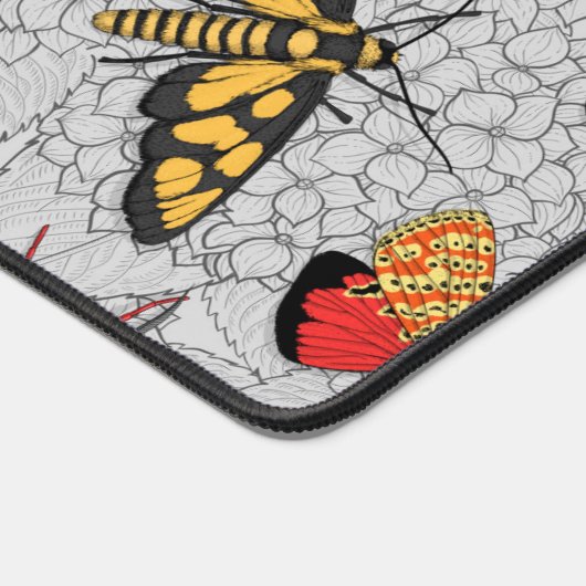 アジサイの蛾 デスクマット (コーナー)