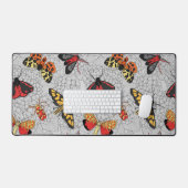 アジサイの蛾 デスクマット (キーボード&マウス)