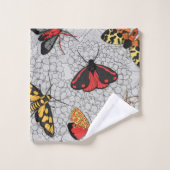 アジサイの蛾 バスタオルセット (ウォッシュタオル)