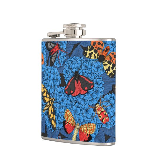 アジサイの蛾 フラスク (左)