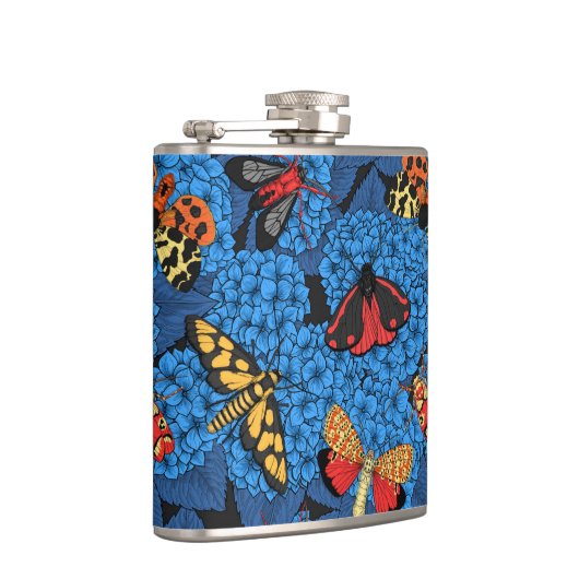 アジサイの蛾 フラスク (右)