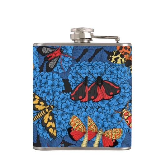 アジサイの蛾 フラスク (裏面)