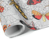 アジサイの蛾 ラッピングペーパー (ロールコーナー)