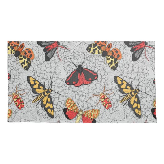 アジサイの蛾 枕カバー (裏面-左)