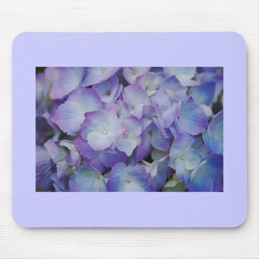 アジサイの開花 マウスパッド (正面)