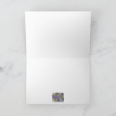 アジサイは挨拶状を消します カード (内部)