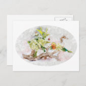 アジサイべラ水彩絵葉書 ポストカード (正面/裏面)