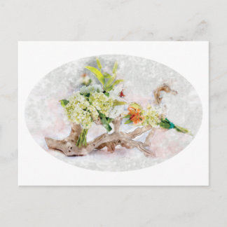 アジサイべラ水彩絵葉書 ポストカード