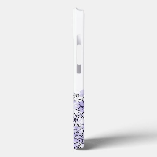 アジサイエレガントブルーパーソナライズされたシスター Case-Mate iPhoneケース (裏面 / 左)