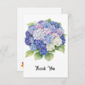 アジサイサンキューカード サンキューカード (正面/裏面)
