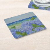 アジサイバイザシーパーティーコースター スクエアペーパーコースター (アングル)