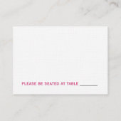 アジサイバラ結婚フローラ座席表 プレイスカード (裏面)