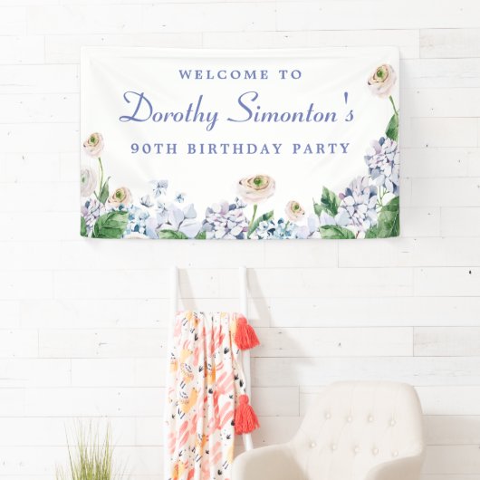 アジサイバラ90th誕生日へようこそ 横断幕 (インサイチュ)