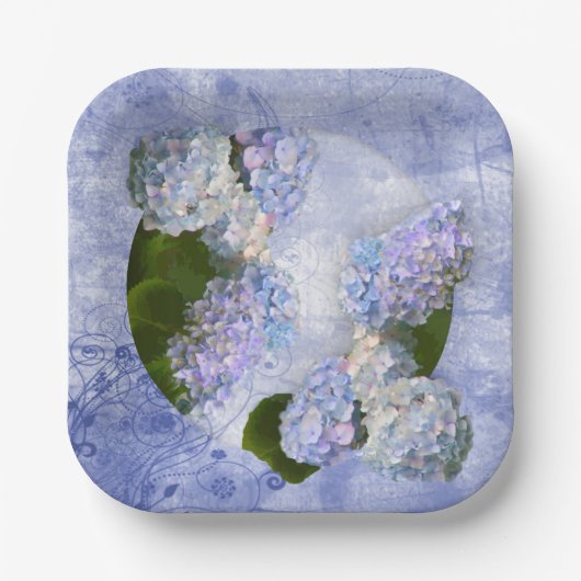 アジサイファンシーア ペーパープレート (正面)