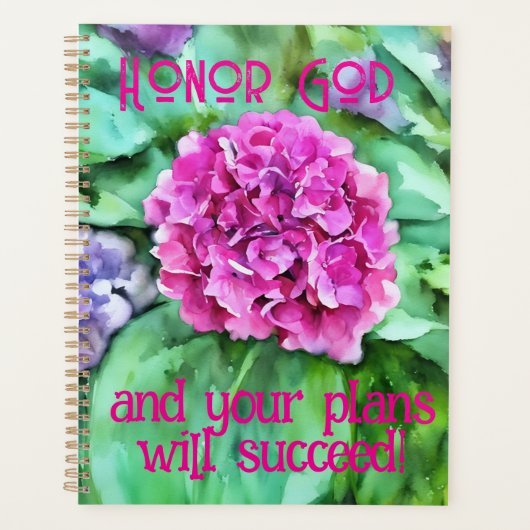 アジサイフレッシュプランナー プランナー手帳 (正面)