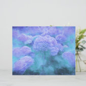 アジサイフローラシックパープルティール（緑がかった色）ヴィンテージ (スタンド正面)