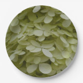 アジサイフローラセラドングリーン ペーパープレート (正面)