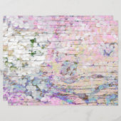 アジサイフローラピンクカントリーヴィンテージウッド (正面/裏面)