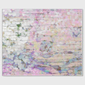 アジサイフローラピンクカントリーヴィンテージ素朴 ラッピングペーパー (フラット)