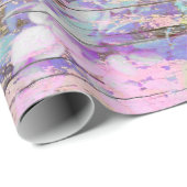 アジサイフローラピンクカントリーヴィンテージ素朴 ラッピングペーパー (ロールコーナー)