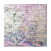 アジサイフローラピンクシックカントリーヴィンテージ タイル (正面)