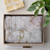 アジサイフローラピンクホワイトグレーヴィンテージ材 薄葉紙 (ギフト)