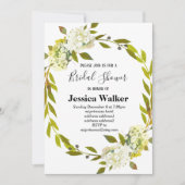 アジサイフローラブライダルシャワー 招待状 (正面)